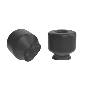 Oval vacuum cup 4x2 mm NBR black