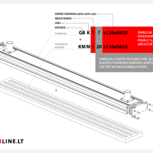 GBK1 Griebtuvas (be prisiurbimo kempinės).