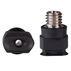 Oval vacuum cup 10x4 mm NBR black