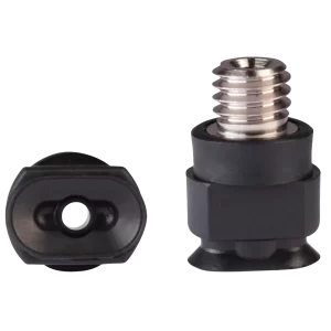 Oval vacuum cup 10x6 mm NBR black