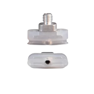 Oval vacuum cup 20x4 mm silicone transparent