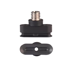 Oval vacuum cup 20x5 mm NBR black, antistatic