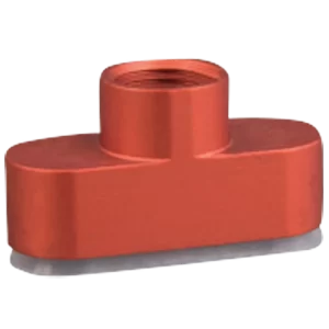 Oval vacuum cup 12x30 mm silicone transparent