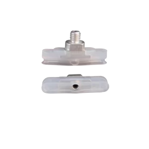 Oval vacuum cup 30x5 mm silicone transparent