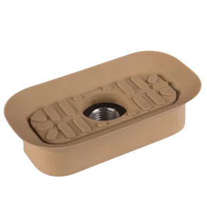 Oval vacuum cup 90x50 mm NR beige