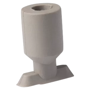 Oval vacuum cup 12x4 mm NBR grey