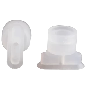 Oval vacuum cup 15x5 mm silicone transparent