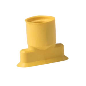 Oval vacuum cup 15x5 mm HNBR yellow
