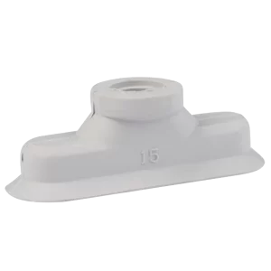 Oval vacuum cup 36x12 mm NBR grey