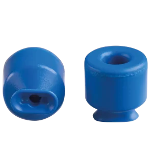 Oval vacuum cup 4x2 mm PUR blue