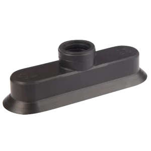 Oval vacuum cup 75x25 mm NBR black
