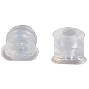 Oval vacuum cup 7x4 mm silicone transparent