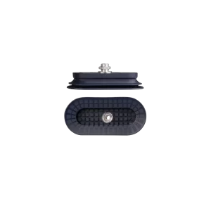 Bellows vacuum cup oval 115x55 mm (1.5 bellows) NBR blue, with fitting M14x1.5-male