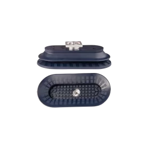Bellows vacuum cup oval 145x70 mm (1.5 bellows) NBR blue, with R-Adapt