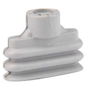 Oval vacuum cup 25x8 mm (2.5 bellows) NBR grey