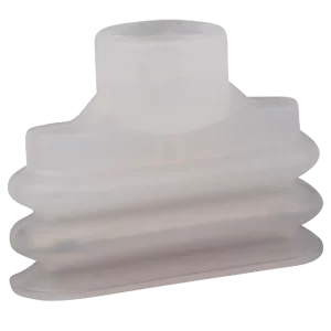Oval vacuum cup 25x8 mm (2.5 bellows) silicone transparent