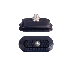 Bellows vacuum cup oval 85x40 mm (1.5 bellows) NBR blue, with Fitting G1-4-male