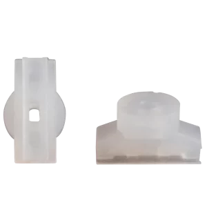 Oval vacuum cup 10x3 mm silicone transparent