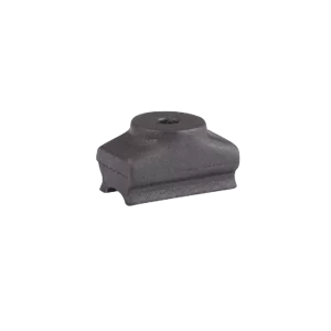 Oval vacuum cup 10x6 mm NBR black