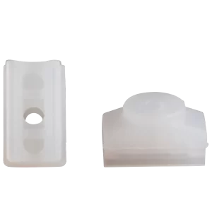 Oval vacuum cup 10x6 mm silicone transparent