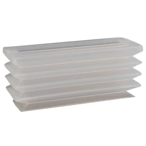 Bellows vacuum cup 80x30 mm (3.5 bellows) silicone transparent