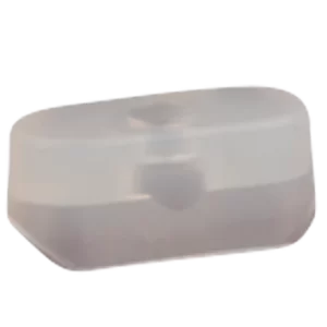 Oval vacuum cup 23x11 mm silicone transparent