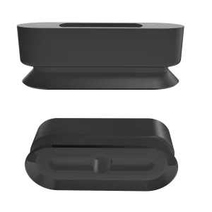 Oval vacuum cup 20x8 mm NBR black