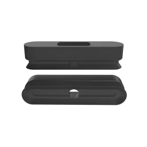 Oval vacuum cup 30x6 mm NBR black