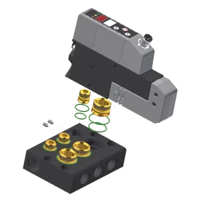 Manifold for MFE series ejectors mounts 2 ejectors