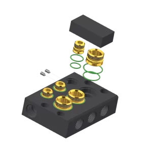 Blind plate for MFE manifold